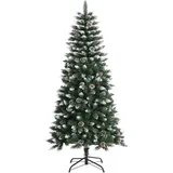 vidaXL Künstlicher Weihnachtsbaum mit Ständer Grün 120 cm PVC