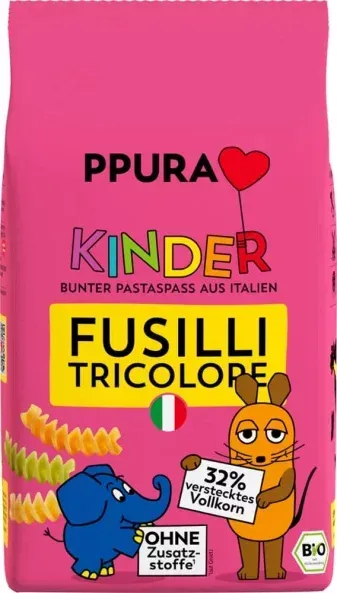 PPURA Kinder Fusilli Tricolore bio