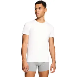 Levi's Herren T-Shirts, 2er Pack - Solid Crew 2P, Rundhals, Cotton Stretch, Weiß XL