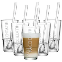 Ritzenhoff & Breker Lena Latte Macchiato Gläser + Löffel 6er Set