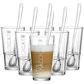 Ritzenhoff & Breker Lena Latte Macchiato Gläser + Löffel 6er Set