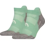 Head HIKING ALL CLIMATES Sneakersocken 2er Pack Grün 43-46