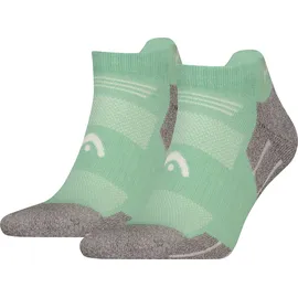 Head HIKING ALL CLIMATES Sneakersocken 2er Pack Grün 43-46