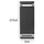 smartwares Außenwandleuchte Aluminium 23,0 cm 2er Set Schwarz