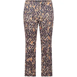 Betty Barclay Businesshose mit Bügelfalte in Dark Blue/Brown | Gr.: 40