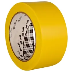 3M Allzweck-PVC-Klebeband 764, Gelb, 50 mm x 33 m, Einzeln praktisch verpackt
