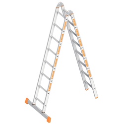 Layher Topic 1056 Klappleiter 2x8 Sprossen