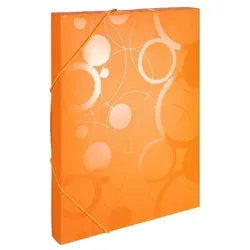 oxybag Heftbox / Sammelbox PP DIN A4 3cm NEO COLORI orange