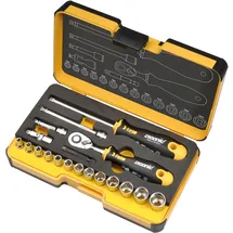 FELO Steckschlüsseleinsatz-Set Strongbox XL R-GO 1/4` 19 -tlg.)