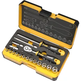 FELO Steckschlüsseleinsatz-Set Strongbox XL R-GO 1/4` 19 -tlg.)
