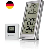 Bresser Wetterstation Funk Mit Außensensor Meteo Temp, Thermometer Mit Temperatu