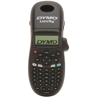 Dymo LetraTag LT-100H Schwarz Beschriftungsgerät Geeignet für Schriftband: LT 12mm