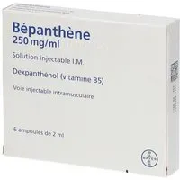 Bépanthène 250 mg/ml Injection(S) 12 ml