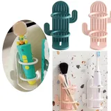 Pawleso Kinder Lesestifthalter, perforationsfrei selbstklebend, für Ravensburger Tiptoi 00803 00801 00700 Kugelschreiber Stoßfest Stifthalter (Pink+Green)