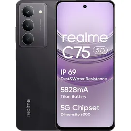 Realme C75 8 GB RAM 256 GB Storm Black 