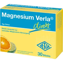 VERLA Magnesium Verla direkt Citrus Granulat 30 St.