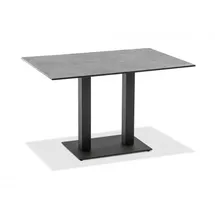 Niehoff Klapptisch Bistro anthrazit rechteckig - 120 x 81 cm HPL Zement-Design