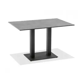 Niehoff Klapptisch Bistro anthrazit rechteckig - 120 x 81 cm HPL Zement-Design