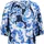 Betty & Co Schlupfbluse mit Print Blau/Weiß 36