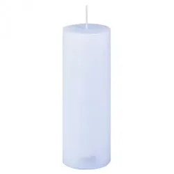 Sovie CANDLES Stumpenkerze in Hellblau Ø 50 mm x H 150 mm - Brenndauer ca. 42 Std.