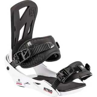 Nitro Staxx Snowboardbindungen - White M