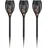 Trendline Gartenfackel LED schwarz 40 cm 3er Set