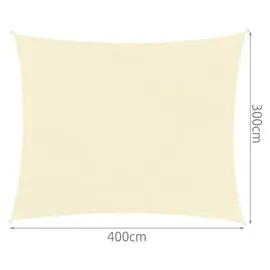 gardlov 23144 Sonnensegel 4x3 m beige - Beige