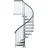 DOLLE Außenspindeltreppe Gardenspin 246-282 cm Metall