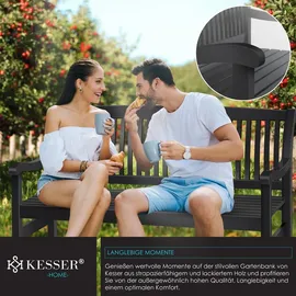 Kesser Gartenbank 150 cm Schwarz