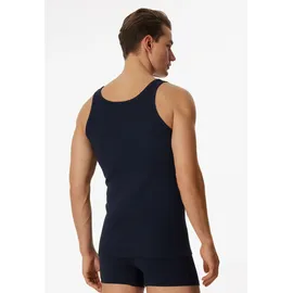 SCHIESSER Unterhemd Essentials Feinripp, in navy), | Gr.: 3XL
