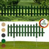 Pemicont Floranica 1 STK Gartenzaun Vorgartenzaun Steckzaun Friesenzaun Zierzaun
