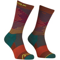 Ortovox All Mountain Mid Socks Herren Wandersocken clay orange