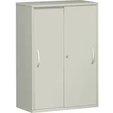 Geramöbel Flex Aktenschrank 80 x 42,5 x 118,2 cm lichtgrau
