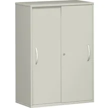 Geramöbel Flex Aktenschrank 80 x 42,5 x 118,2 cm lichtgrau