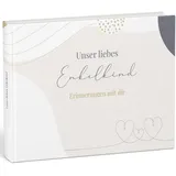mintkind® "Mein liebes Enkelkind" Fotoalbum zum selbstgestalten Baby I Schwangerschaft verkünden Geschenke für Oma I Erinnerungsbuch Baby Enkel I Opa Geschenk Geburt I Beste Oma Geschenke für Opa