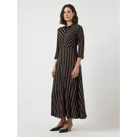 Y.A.S Yassavanna Hemdblusenkleid Gestreift Braun/Schwarz M