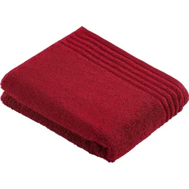 VOSSEN Vienna Style Supersoft Badetuch 100 x 150 cm rubin