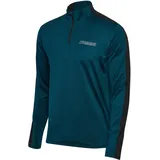 hummel hmlTE STRENGTH PL HALF ZIP Jacke blau/grau Größe L