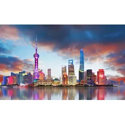 Fototapete PAPERMOON "Peking", bunt, B:3,50m L:2,60m, Vlies, Tapeten