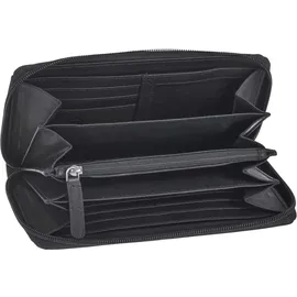 GREENBURRY Pure Black Portemonnaie Damen schwarz