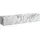 Wohnling WL6.864 Lowboard 160 cm Marmor-Optik Weiß Metall/MDF