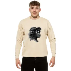 Cotton Prime® Sweatshirt Affe Cool Monkey mit Brille