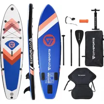 CITYSPORTS Stand Up Paddle Set 320 x 80 x 15 cm blau