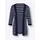 Sieh an! Shirtjacke in Blau-weiß-gestreift 38