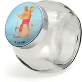 Mr. & Mrs. Panda Bonbonglas Maus Weihnachten L 870ml - Geschenk, Küchenbehälter, Mäuschen, Weihnachtsdeko, Teedose, Weihnachtsmotiv, Advent,