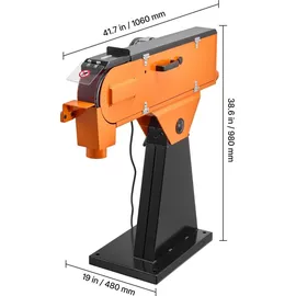 Vevor 7,62x200,7 cm Bandschleifer 2100 W