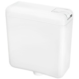 Cornat Spülkasten weiß / Zweimengenspülung / Toilettenspülung / Aufputzspülkasten / Toilette / Badezimmer / SPK1100