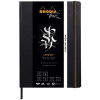 Rhodia 116118C - Skizzenbuch Carb'on Book, 56 Blatt, blanko,