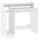 vidaXL Schreibtisch mit LEDs Weiß