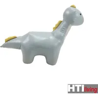 Hti-Living Kinderhocker Enrik Dino Langhals Holz grau
